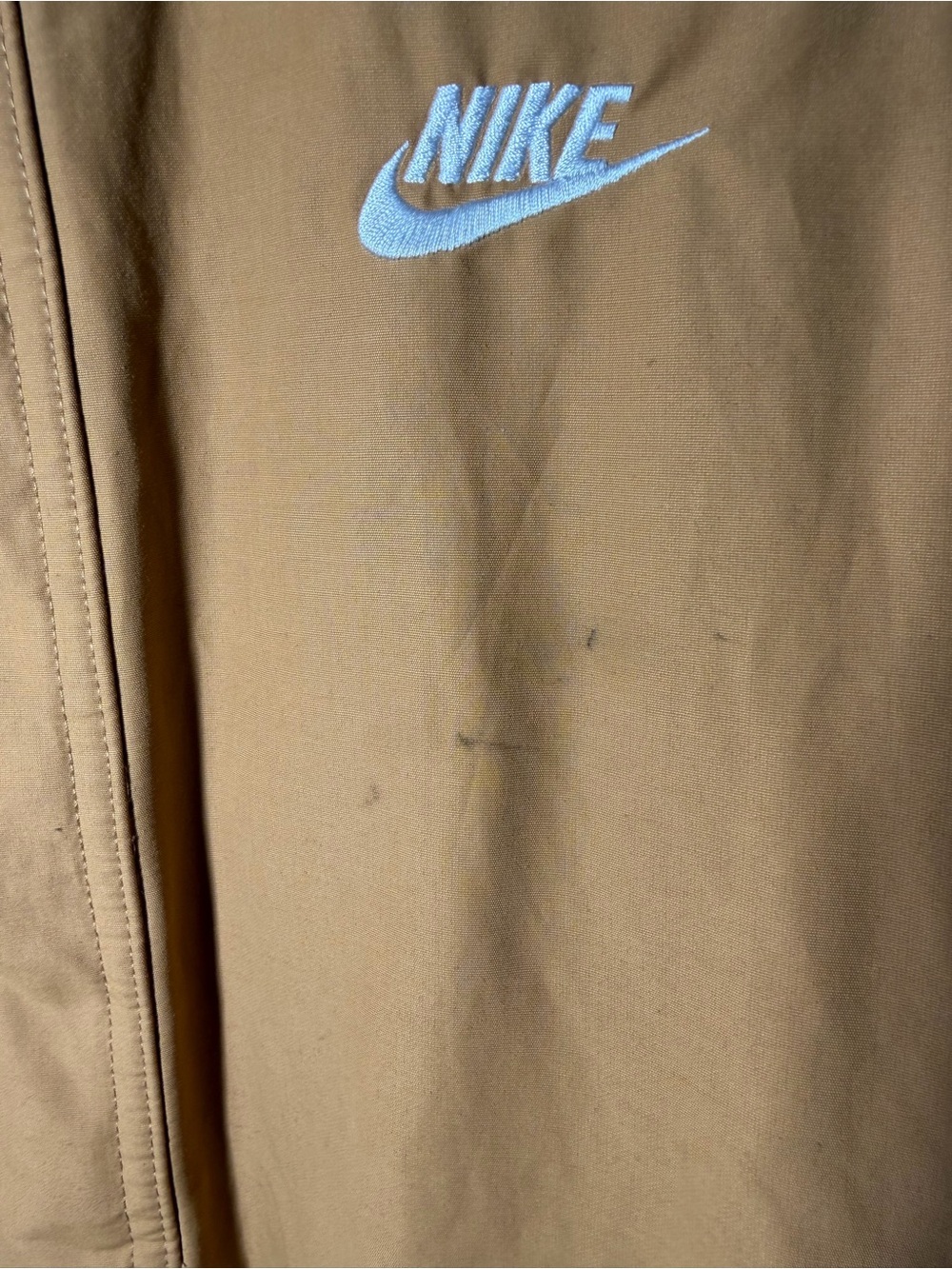 Nike Men's Mustard Brown Windbreaker Jacket - Picture 2 of 4